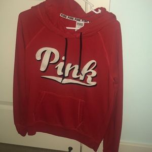 red sweatshirt from PINK